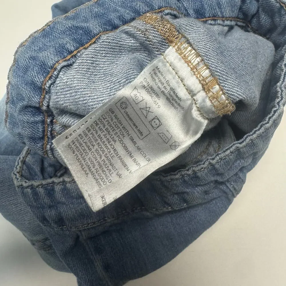 H&M Baby Girl 12-18M Denim Jacket 100% Cotton - Picture 4 of 5